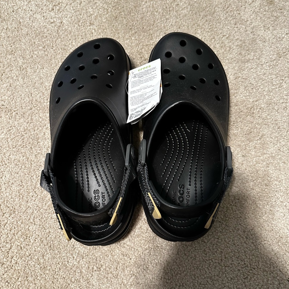 Black Crocs Brand New